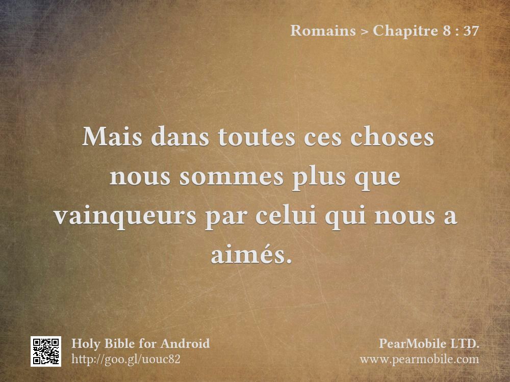 Romains, Chapitre 8:37